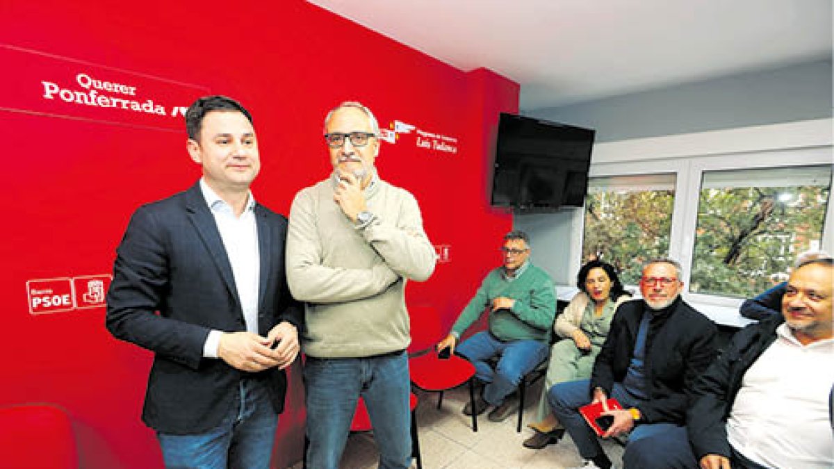 Cendón, ayer en El Bierzo.