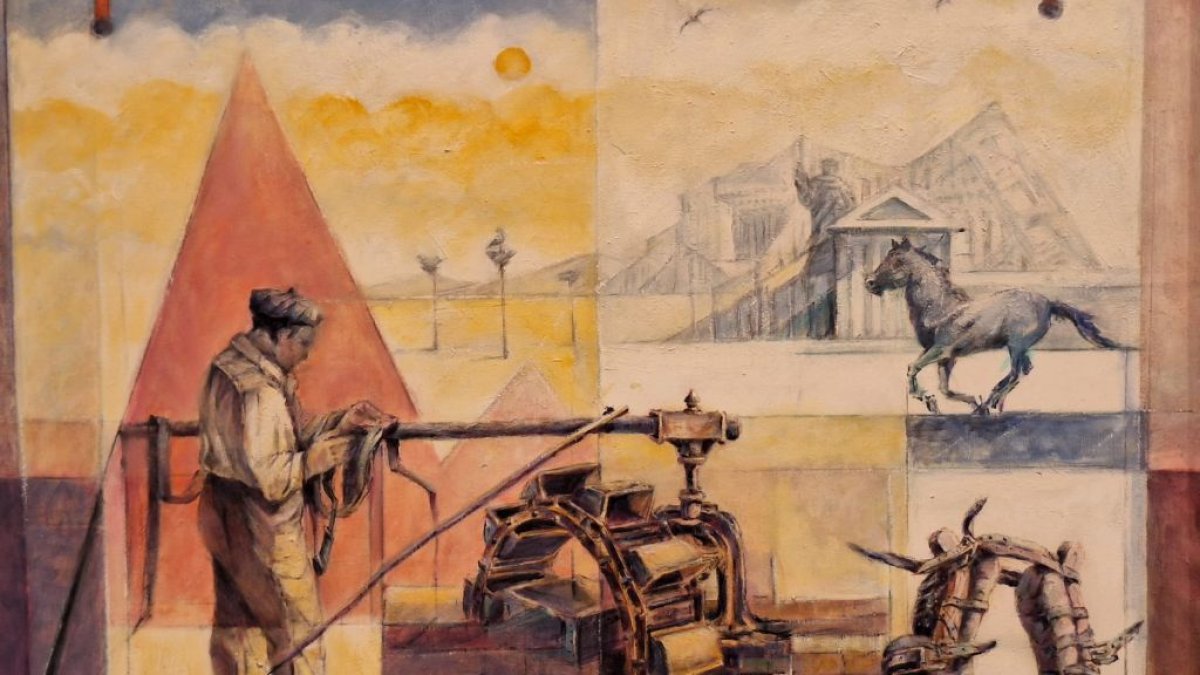 Una de las obras de la exposición en el CLA que se inaugura este viernes.