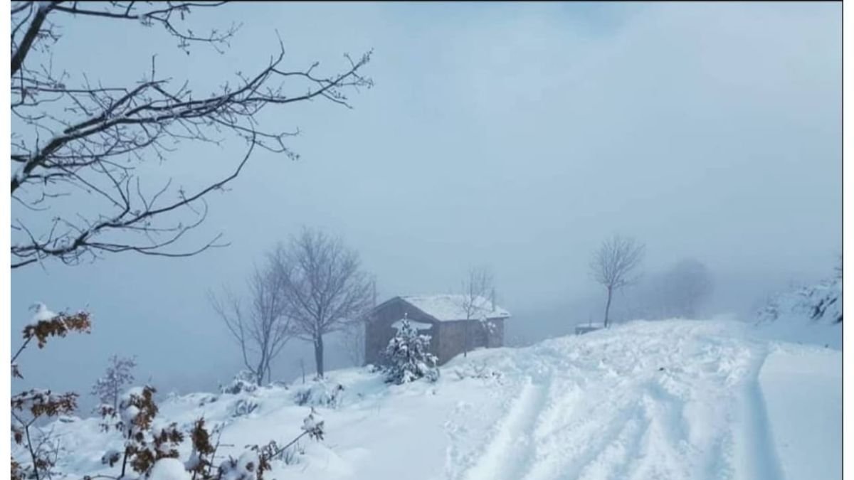 El recorrido tiene nieve.