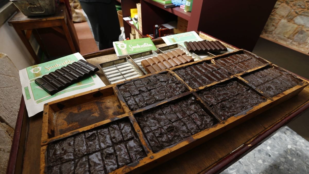 Vista de una muestra en el Salón Internacional del Chocolate de Astorga.