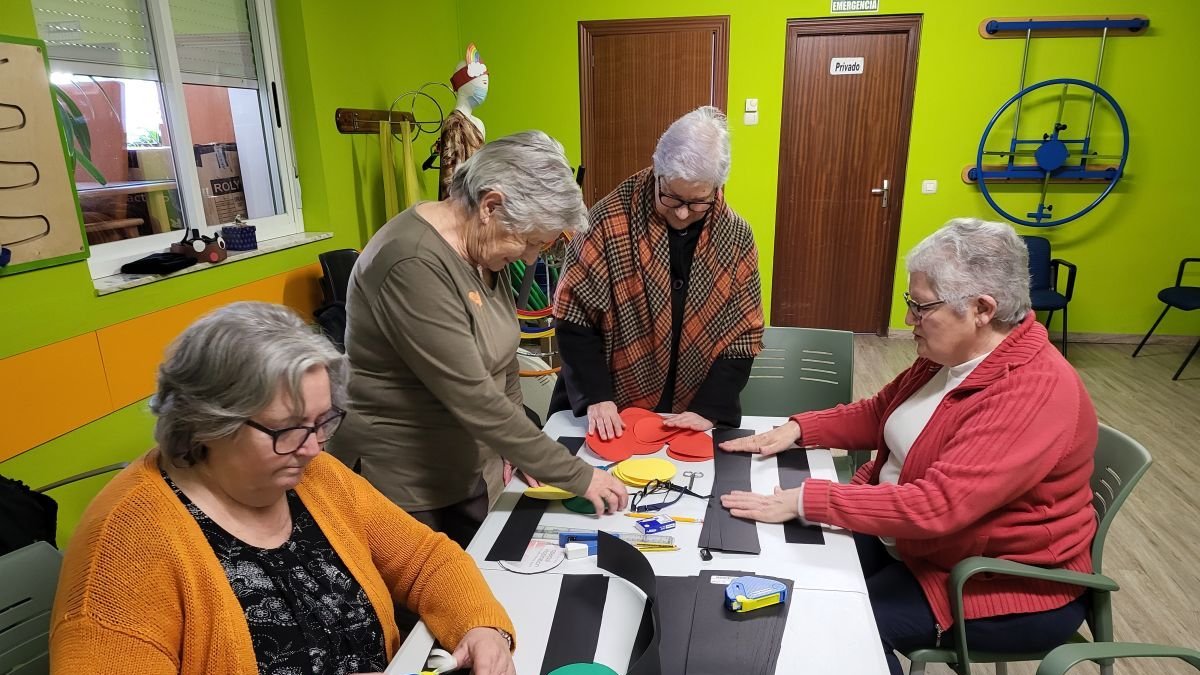 Las voluntarias del programa de formación