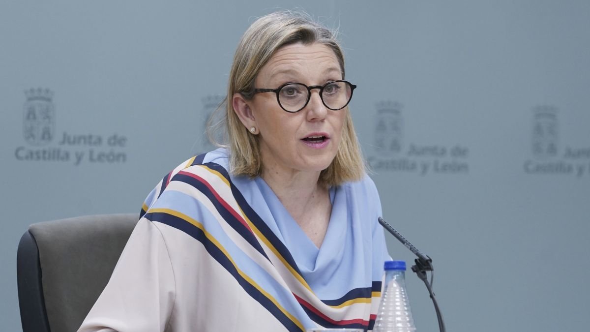 Isabel Blanco, durante la rueda de prensa del Consejo de Gobierno.