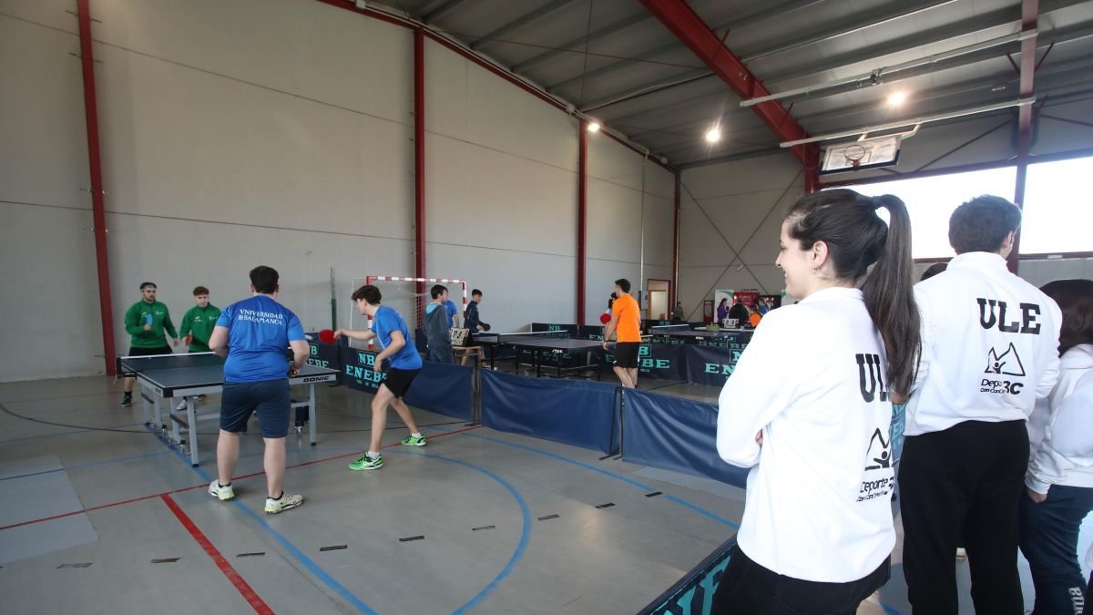 Tenis de mesa del Trofeo Rector, en Fuentesnuevas.