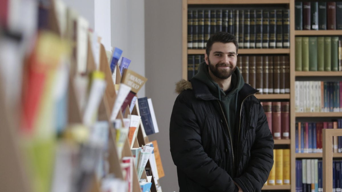 Pablo, seminarista en el centro Redemptoris Mater Virgen del Camino de León.