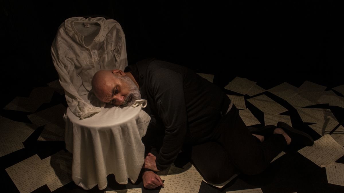 Juan Carlos Gallego en una escena de la obra.