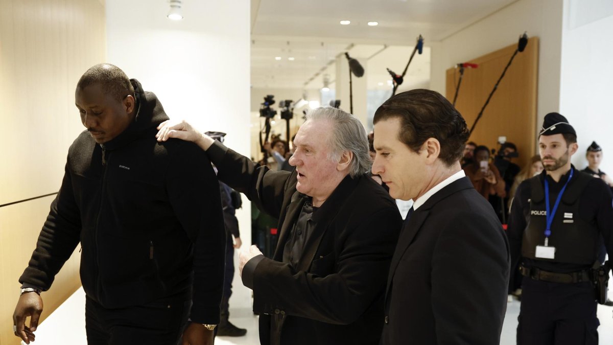 El actor Gerard Depardieu está siendo juzgado por cargos de agresión sexual. (Francia)
EFE/EPA/CHRISTOPHE PETIT TESSON