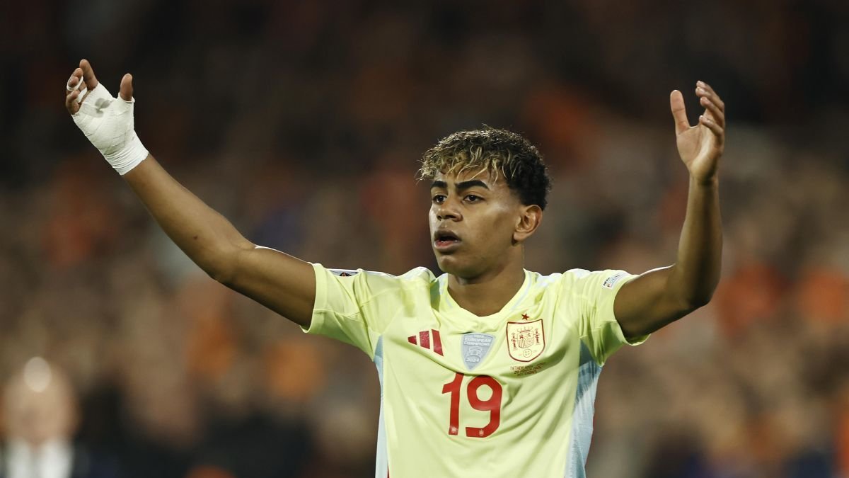 El astro español Lamine Yamal.