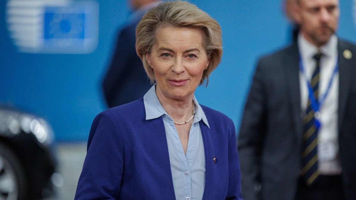 Ursula Von der Leyen. OLIVIER MATTHY