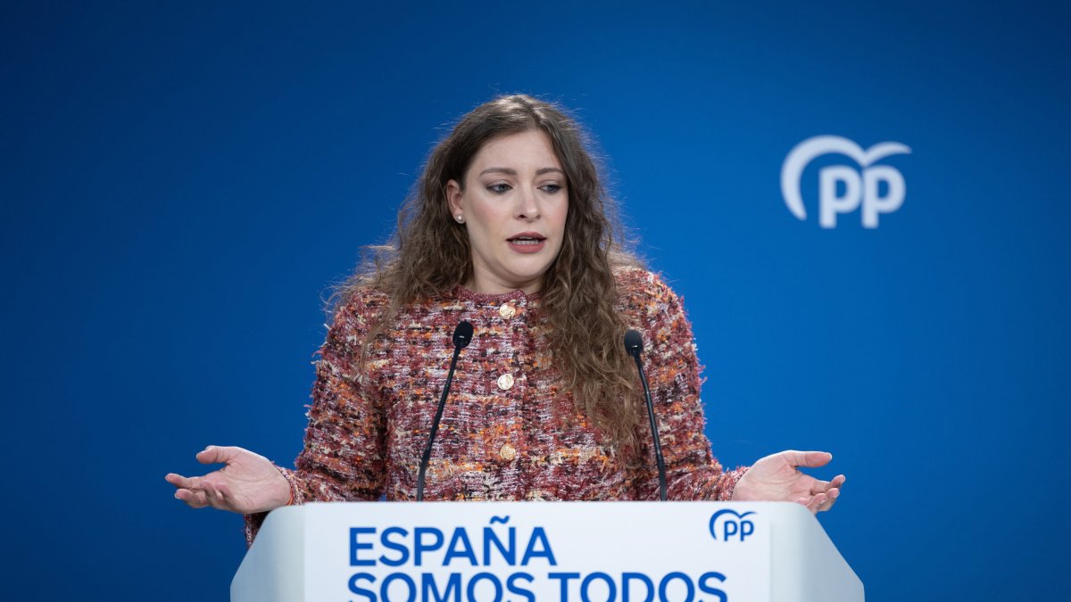 Archivo - La vicesecretaria de Sanidad y Educación del PP, Ester Muñoz