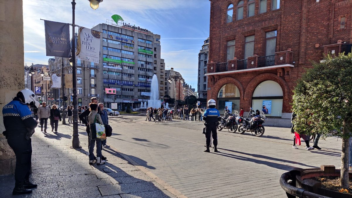 Riña en pleno centro de León.