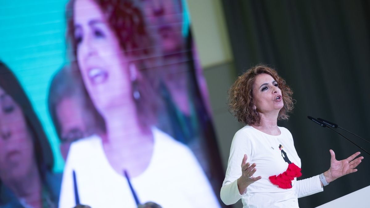 La secretaria general del PSOE de Andalucía, María Jesús Montero.