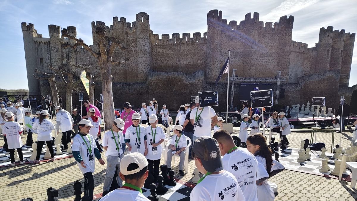 El entorno del castillo de Valencia de Don Juan acogió el torneo Pequeños Gigantes.