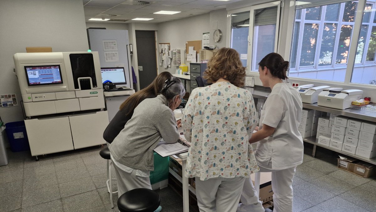 Imagen del servicio en el Hospital.