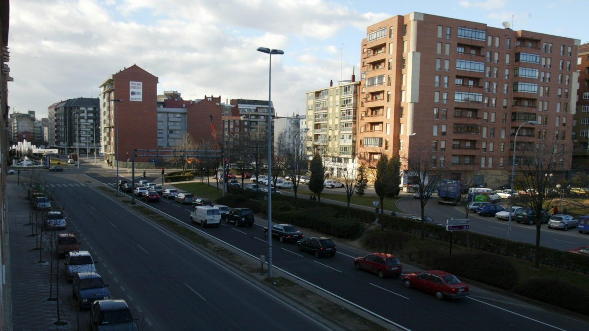Avenida de Europa en León.