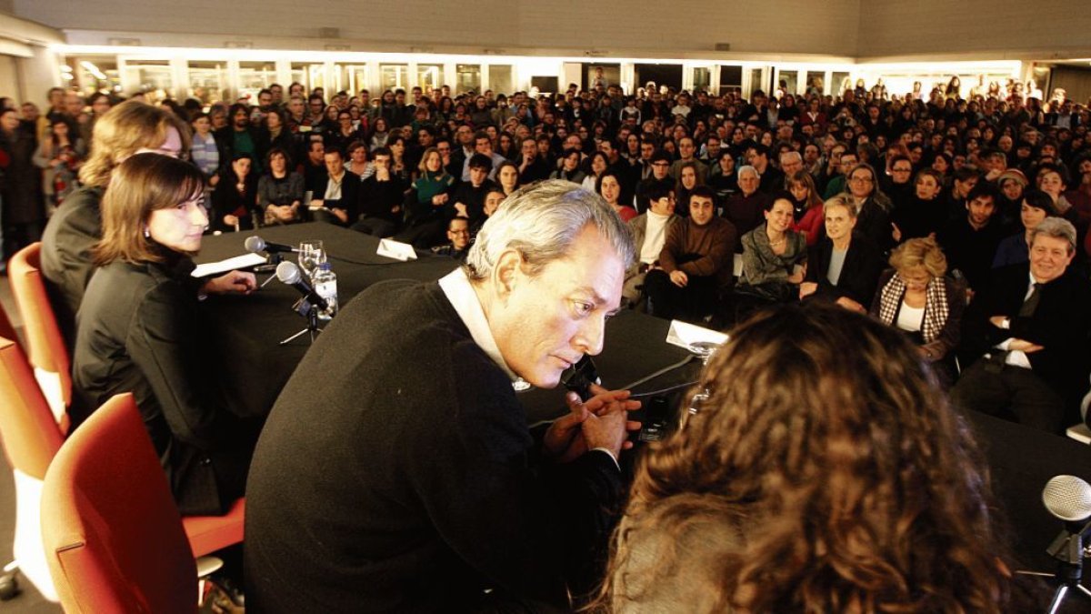 El escritor neoyorquino Paul Auster.