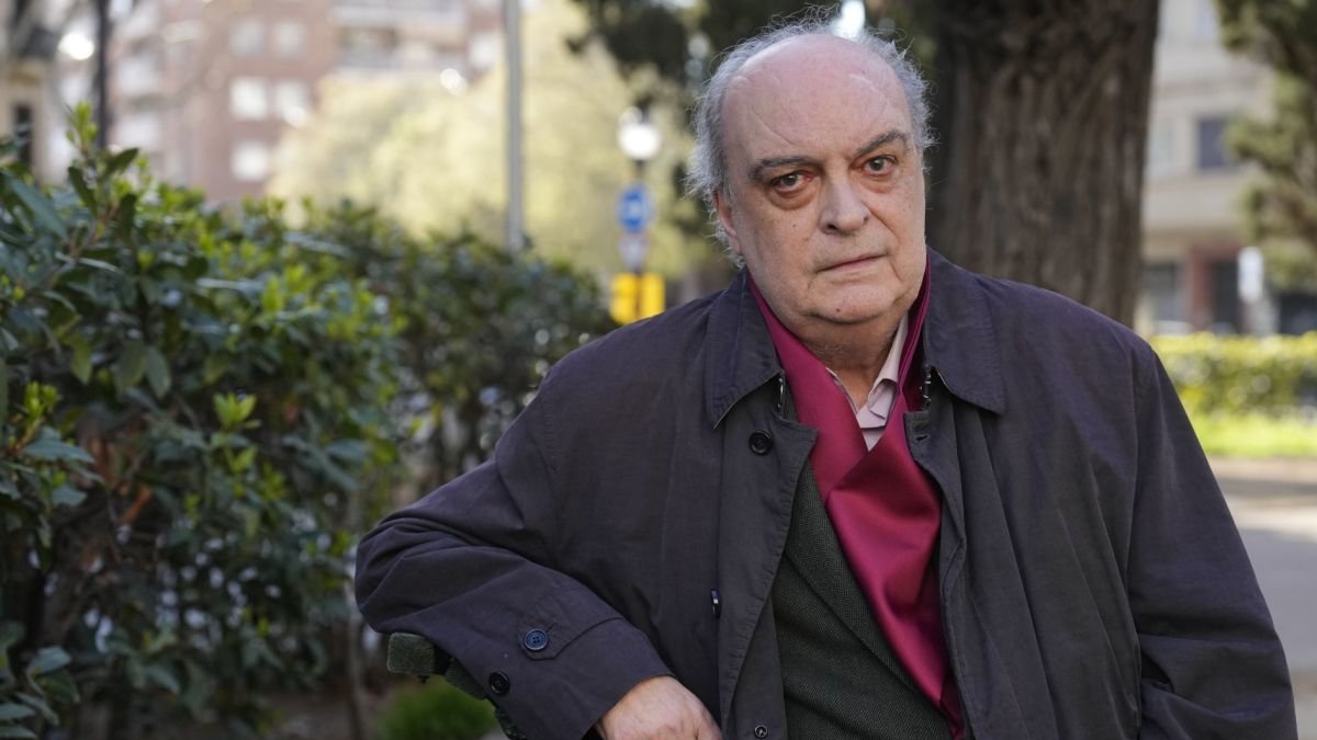 El escritor Vila-Matas en la presentación de su nueva novela.