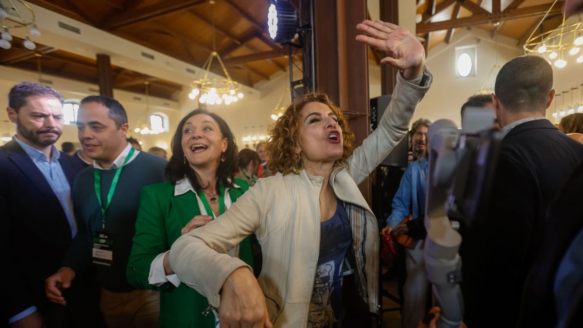 María Jesús Montero ayer, en la inauguración del Congreso Provincial del PSOE de Córdoba.