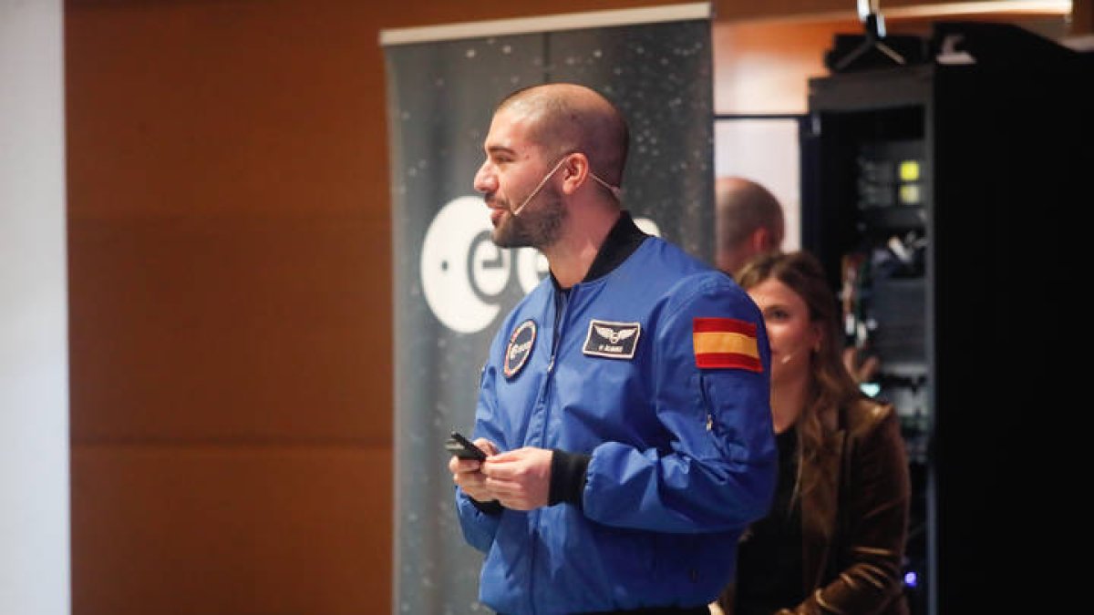 El astronauta leonés Pablo Álvarez.