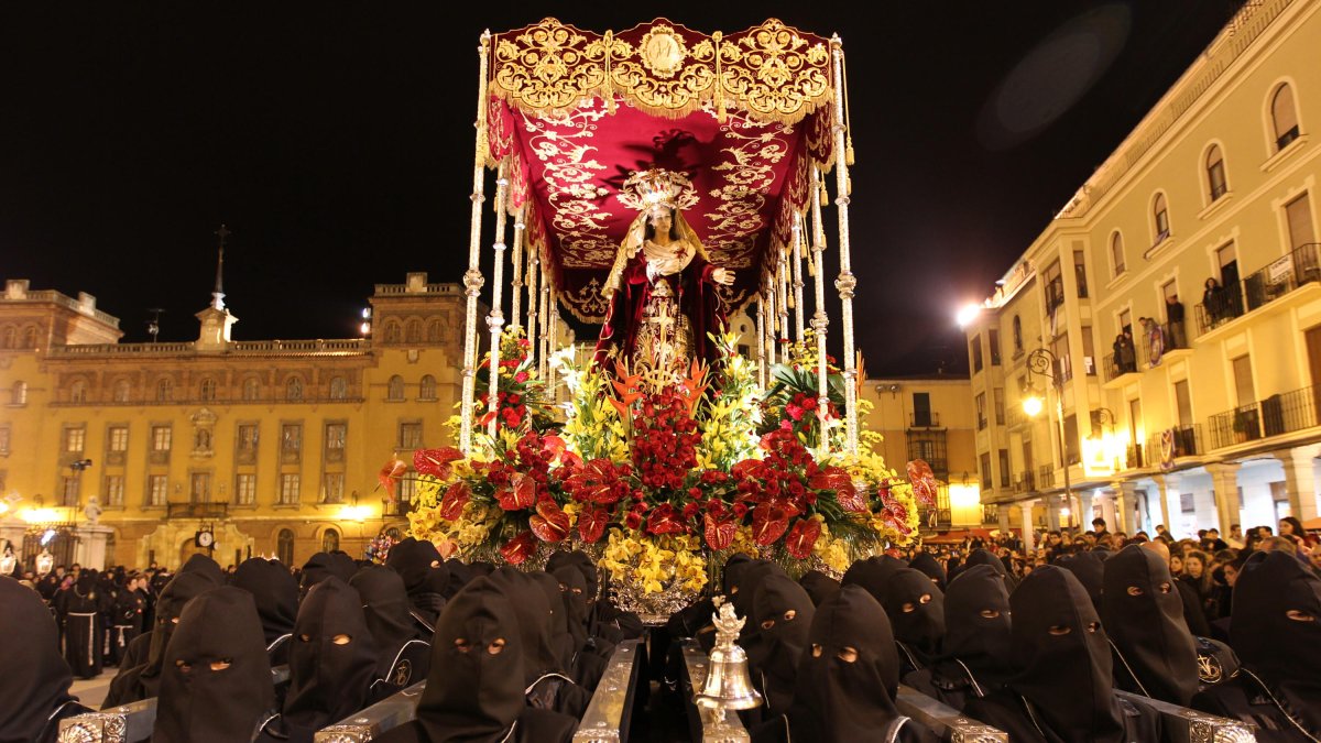 Procesión de La Despedida, organizada por el Cristo del Gran Poder