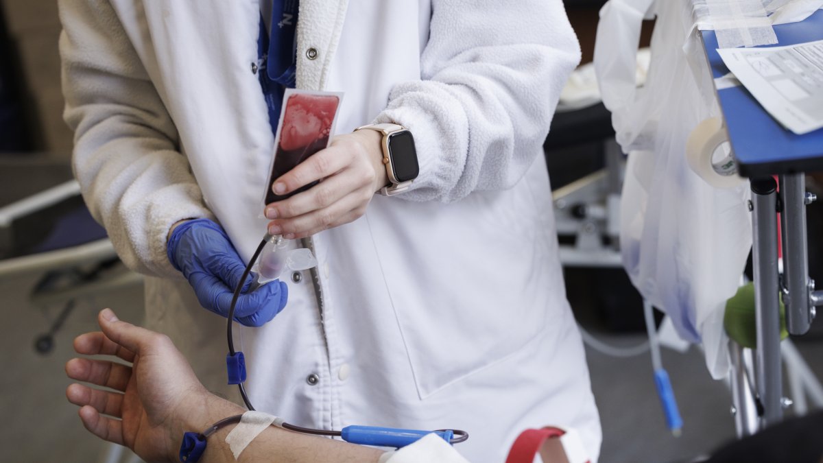 Donación especial de sangre en el Caule.