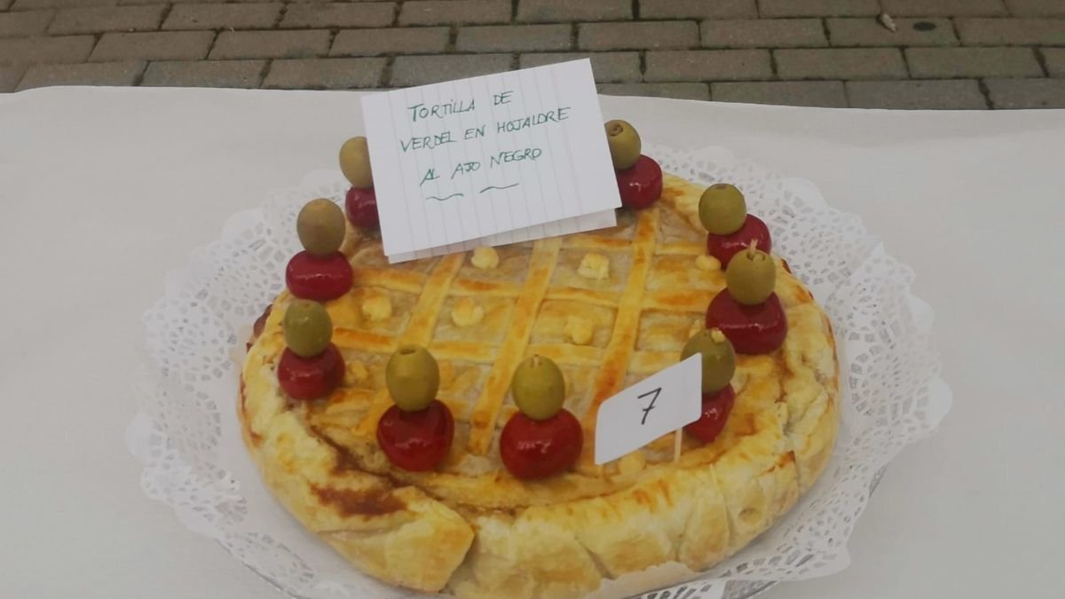 La tortilla ganadora del concurso.