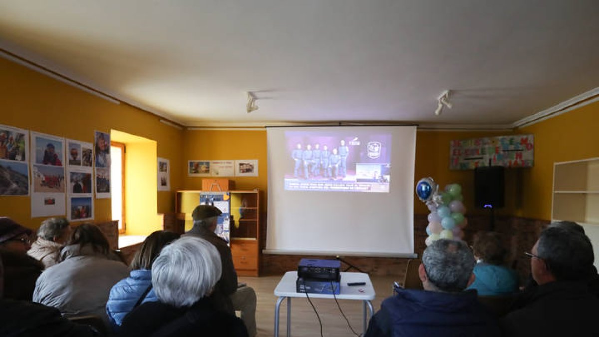 Fresno de la Vega, el día del viaje al espacio de Calleja.