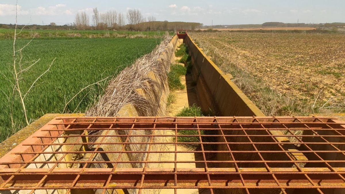 La acequia construida para este fin nunca se ha puesto en marcha desde su cosntrucción en 2004.