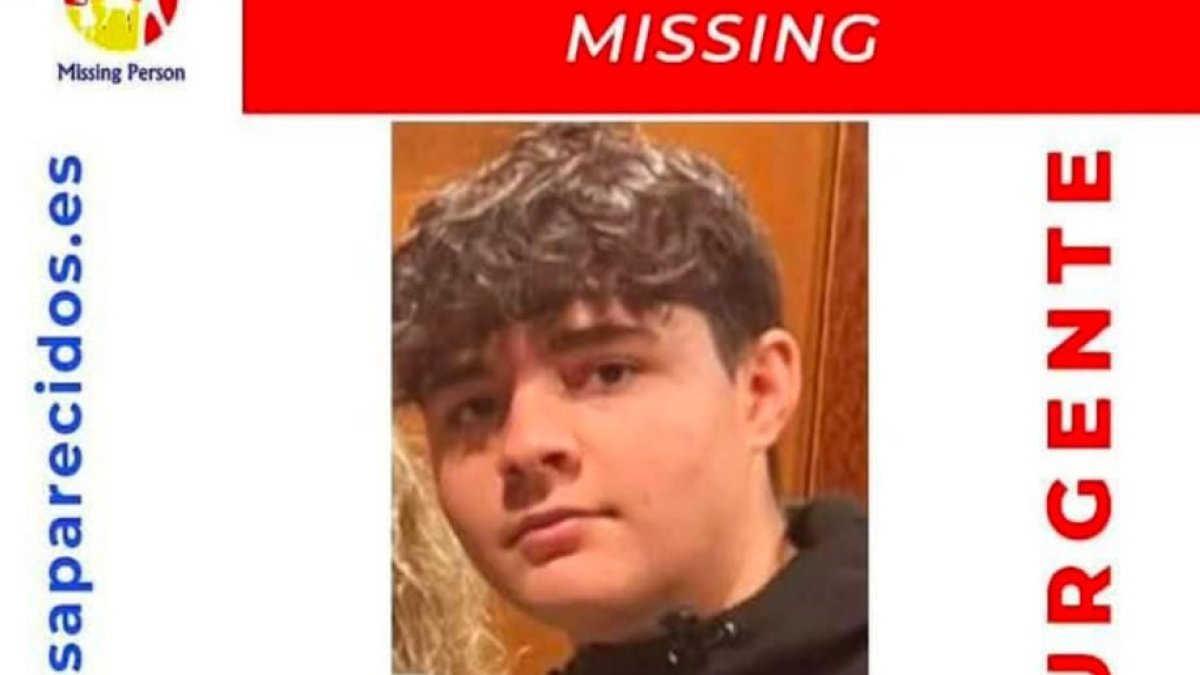 Cartel difundido por SOS Desaparecidos.