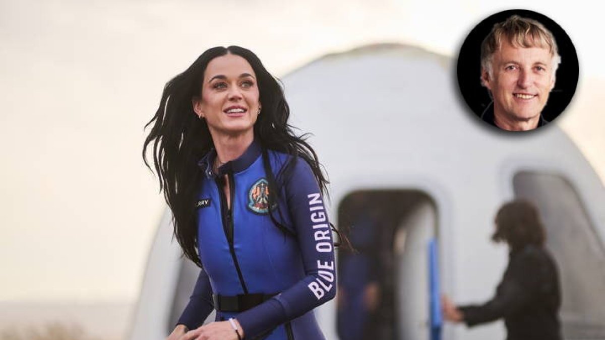 La cantante Katy Perry ha viajado al espacio, como hizo Jesús Calleja en febrero.