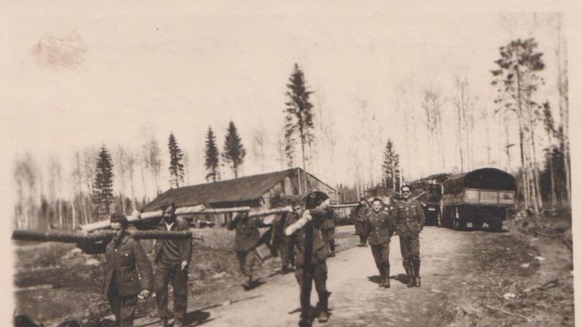 Imagen inédita de la División Azul.