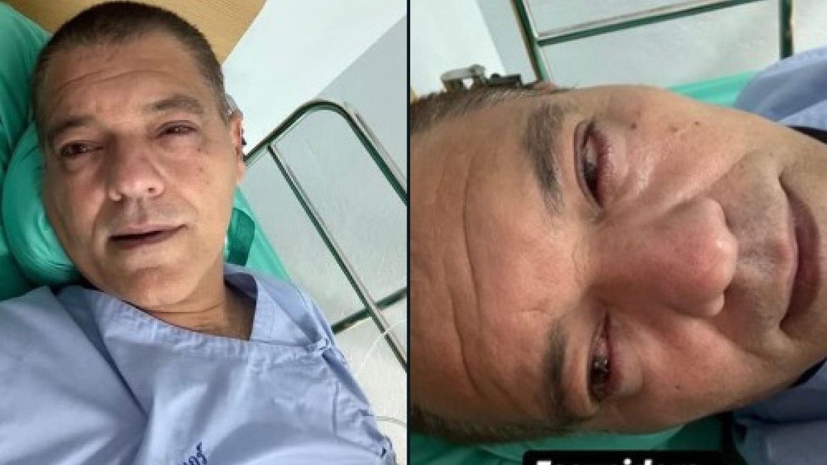 Frank Cuesta, hospitalizado