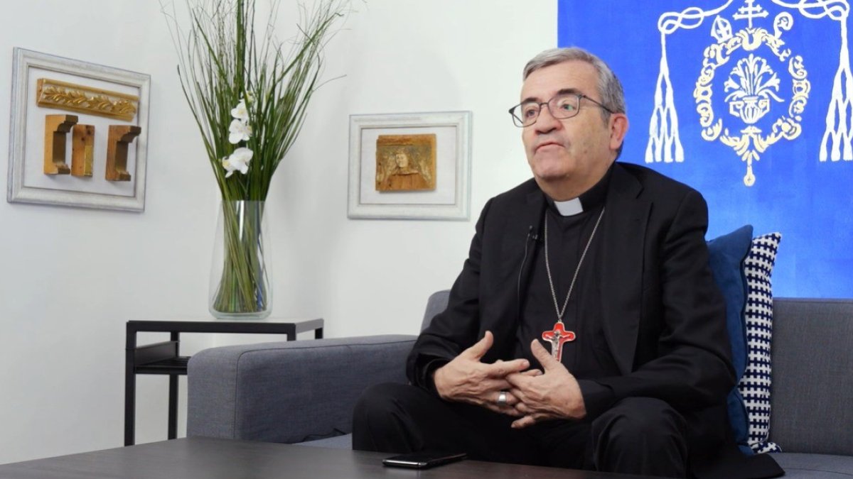 El presidente de la Conferencia Episcopal y arzobispo de Valladolid Luis  Argüello. 