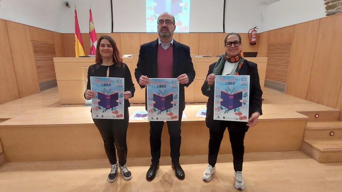 Presentación de la Feria del Libro, este lunes, en el Museo de la Radio.