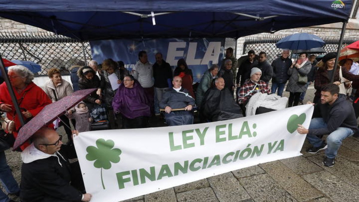 Concentración de pacientes de ELA en León.
