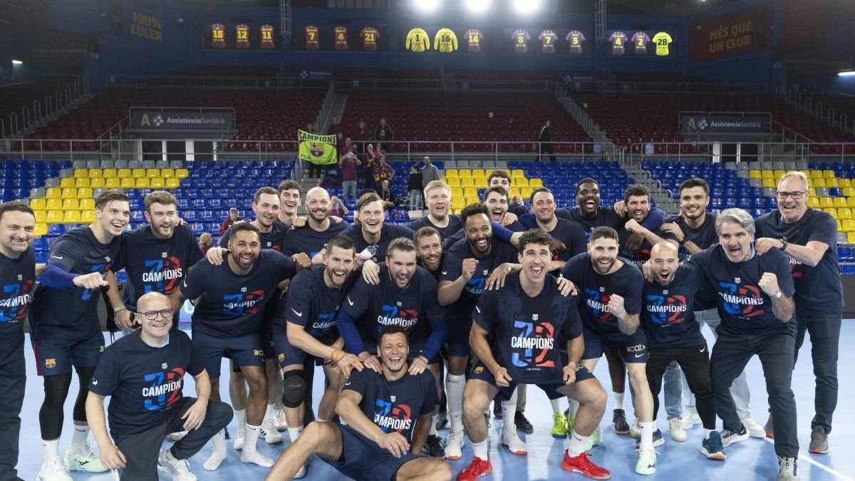 El Barcelona conquistó la Liga Asobal el pasado fin de semana.