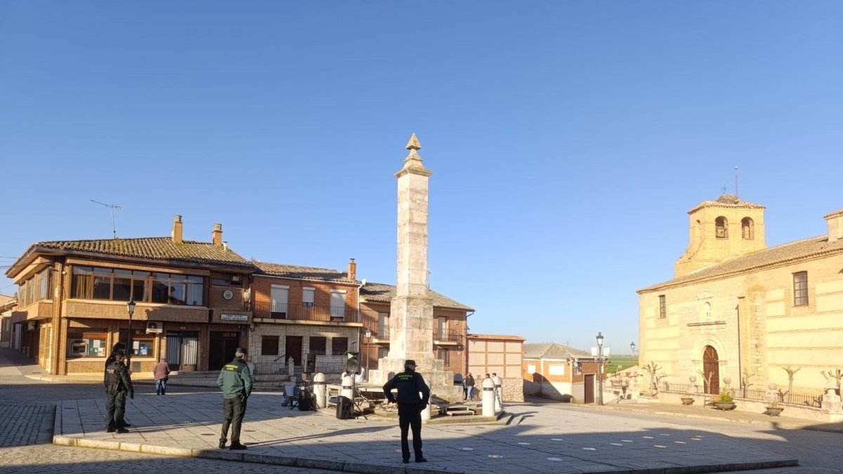 Monolito en Villalar de los Comuneros.