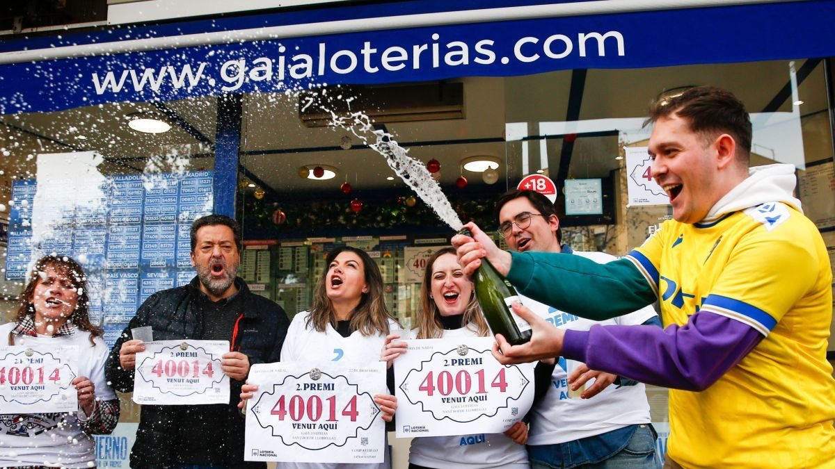 Celebración del 'gordo' del Niño.