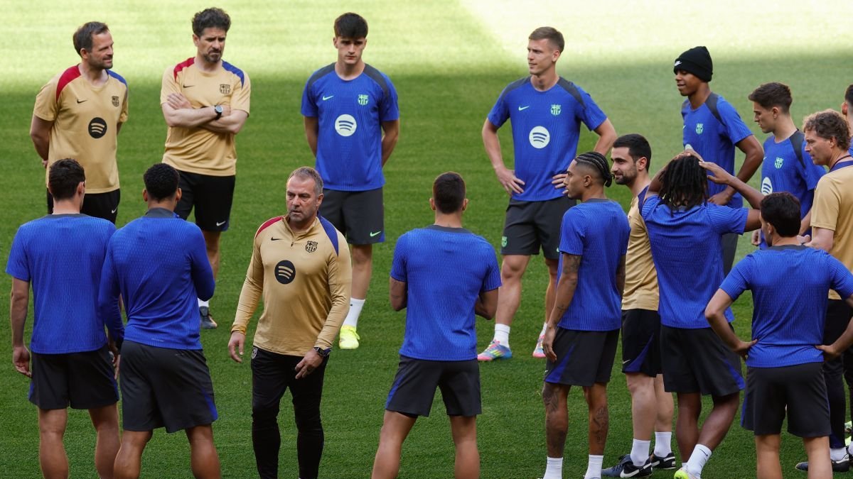 El Barça y Flick se centran en la semifinal de la Champions.