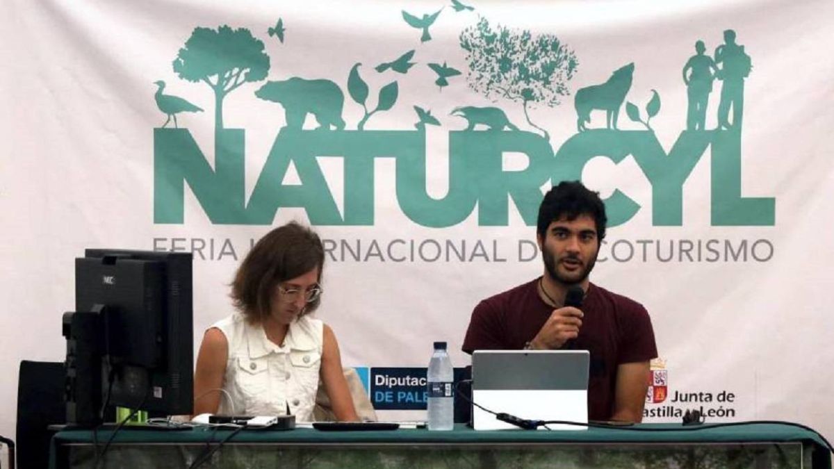 Estudiante de la ULE realizando practicas en el Campus Rural de la pasada edición.