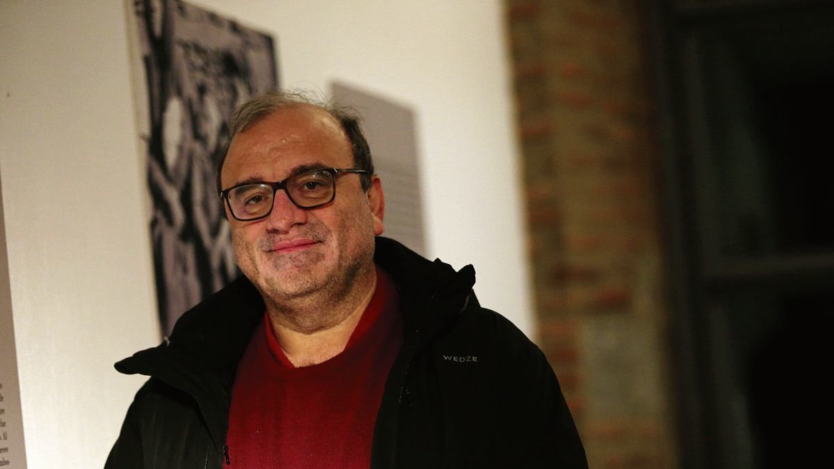 Antonio Turiel en enero de 2025 antes de ofrecer una conferencia en León.