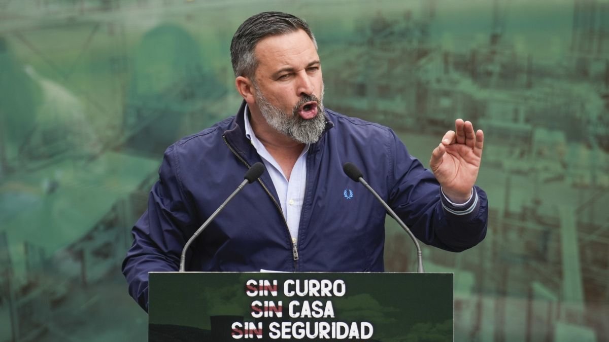 Santiago Abascal interviene por el 1 de mayo.