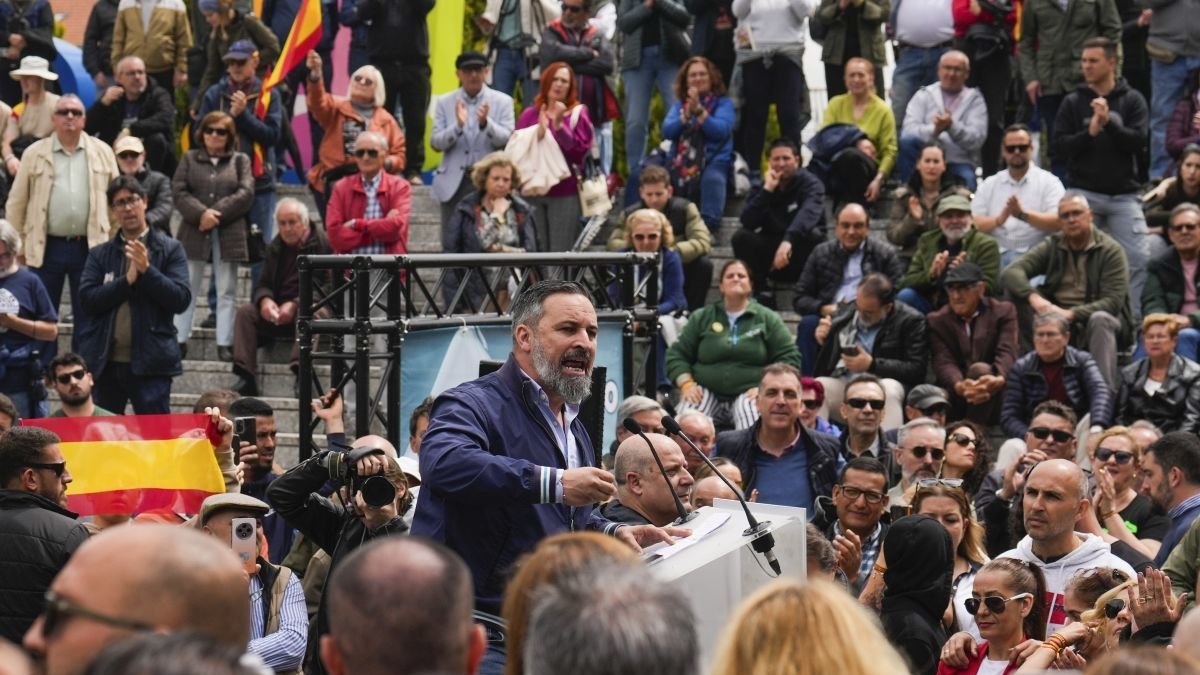 El presidente de Vox, Santiago Abascal