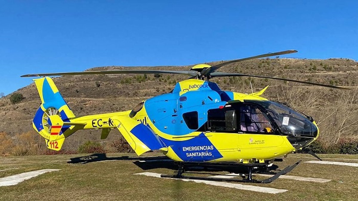 El 112 ha movilizado un helicóptero medicalizado.