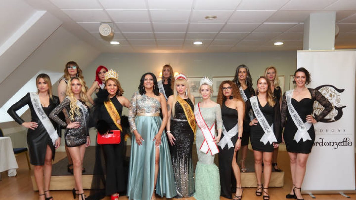 Participantes en el certamen celebrado anoche en León.