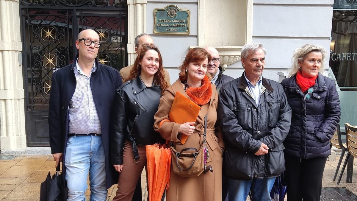 Parte de la candidatura que presentó José Pedro Fernández Vázquez al Colegio de Médicos.