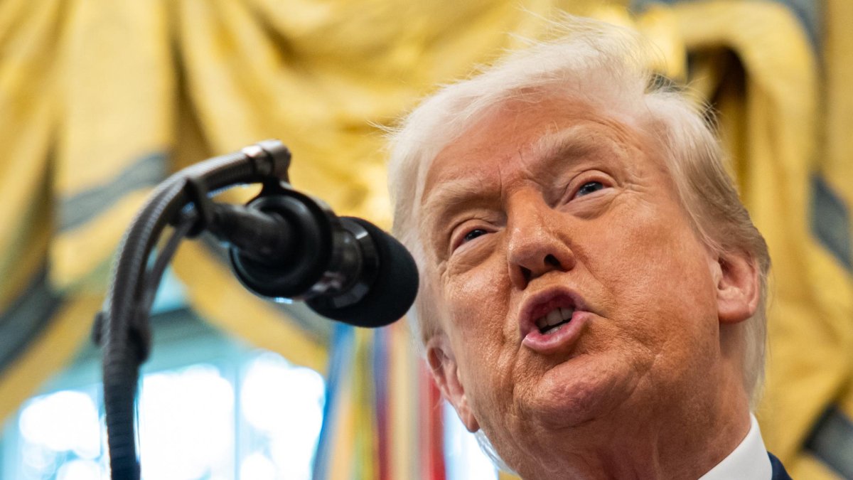 El presidente estadounidense, Donald Trump. 