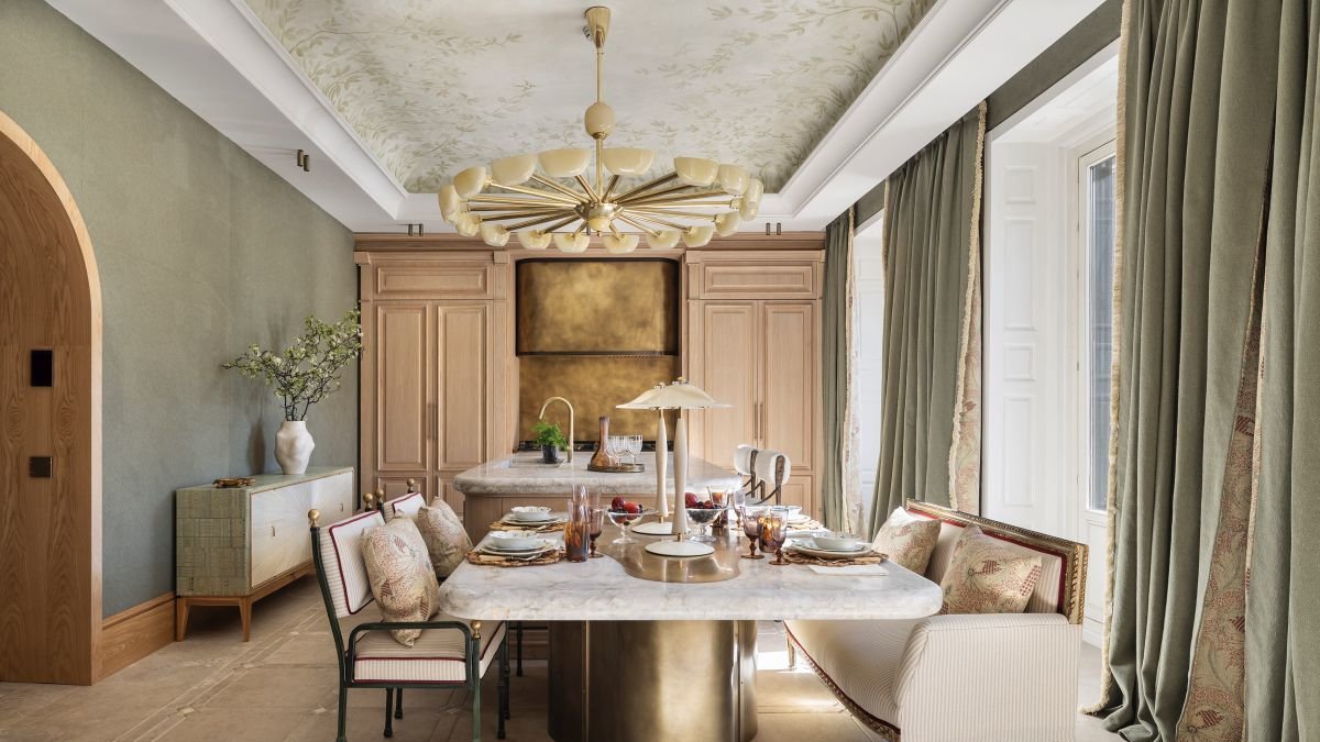 Una estancia con materiales de Cupa Store y presente en Casa Decor.