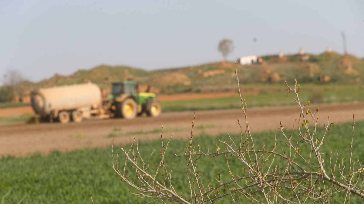 Tierras de cultivo en la provincia de León.