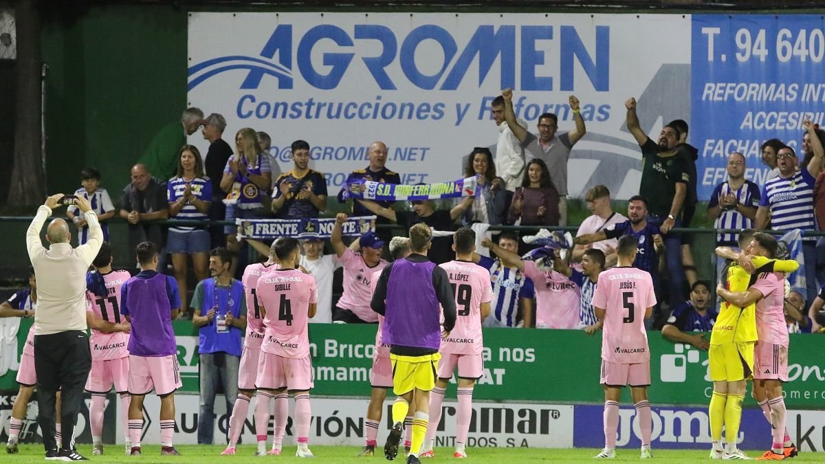 La Deportiva se impuso al inicio de la pasada campaña al Sestao River con gol de Brais Abelenda.