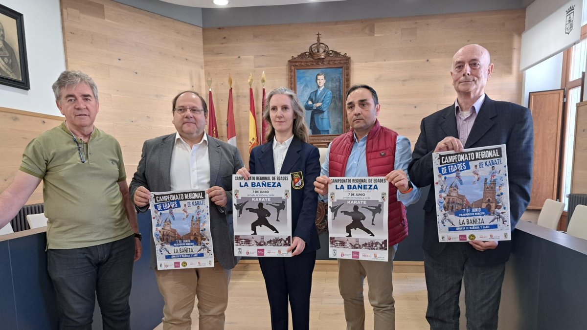 La Bañeza acogerá el III Campeonato Regional por Edades de Kárate el próximo 7 de junio.